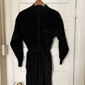Black Button-Up Jumpsuit